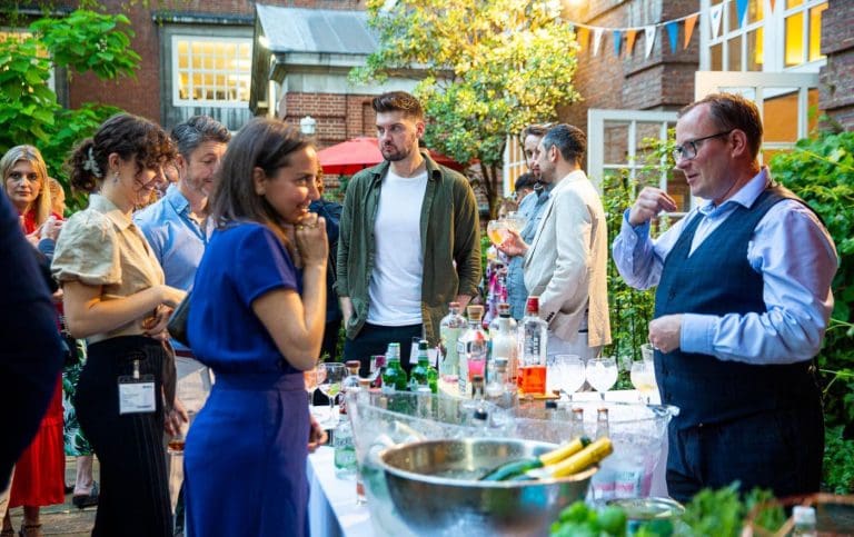 BMA House - set for summer BBQ