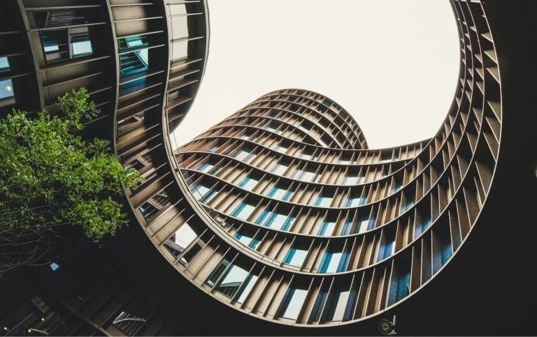 Axel Towers in Copenhagen, designed by Lundgaard & Tranberg Architects