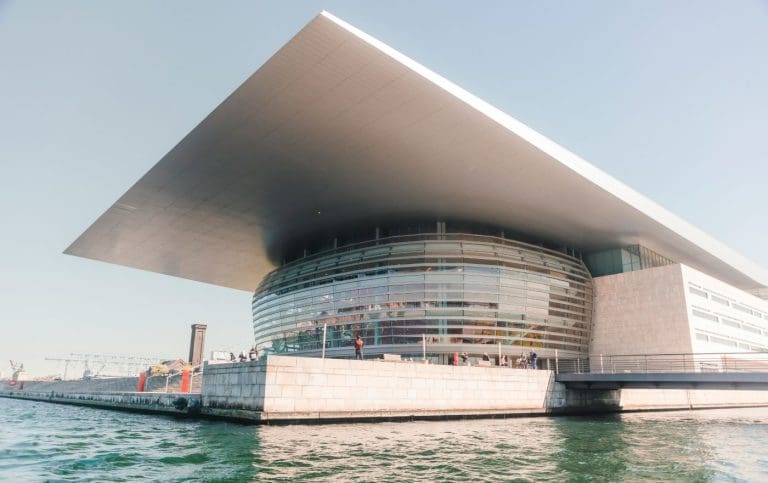 The Copenhagen Opera House is a modern architectural masterpiece