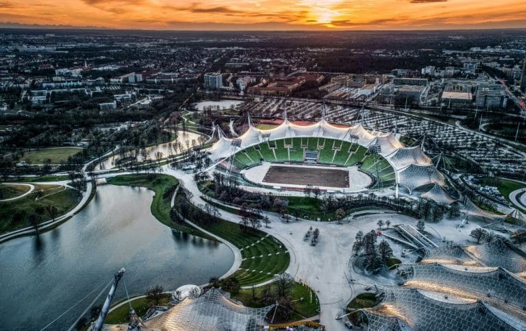Munich - areal view of stadium