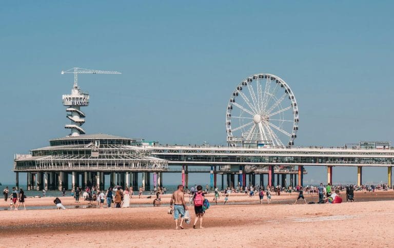 Scheveningen Pier in The Hague, the Netherlands