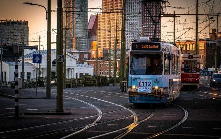 Trams in The Hague