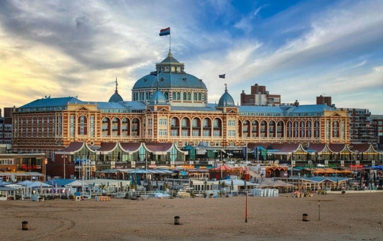 The historic Grand Hotel Amrâth Kurhaus in Scheveningen, The Hague